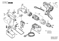 Bosch 0 601 954 420 Gsb 14,4 Ve-2 Cordless Impact Drill 14.4 V / Eu Spare Parts